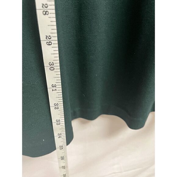 H&M Basic Womens Long Sleeve Crew Neck Jersey Dress Dark Green Size Medium - Picture 2 of 6